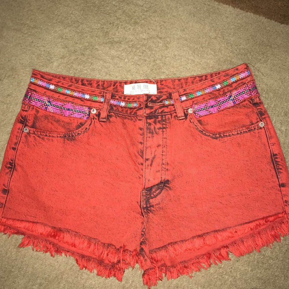 Free People Denim shorts size 28